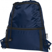 Adventure termoizolowana torba ściągana sznurkiem o pojemności 9 l z materiału z recyklingu z certyfikatem GRS, niebieski