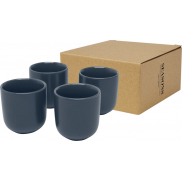 Male 4 sztuki, filiżanka do espresso o pojemności 90 ml , niebieski