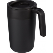 Nordia kubek o podwójnej ściance, 400 ml, czarny