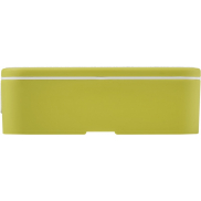 MIYO jednopoziomowe pudełko na lunch , zielony, biały