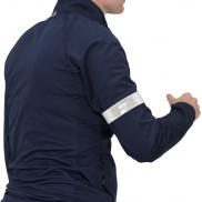 Johan odblaskowa opaska samo zawijająca się przy uderzeniu, 38 cm, biały