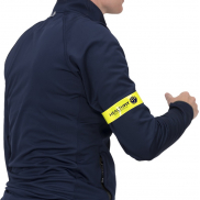 Johan odblaskowa opaska samo zawijająca się przy uderzeniu, 38 cm, żółty