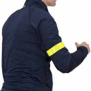 Lynne odblaskowa opaska samo zawijająca się przy uderzeniu, 34 cm, żółty