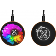 SCX.design W13 drewniana bezprzewodowa stacja ładująca, brazowy