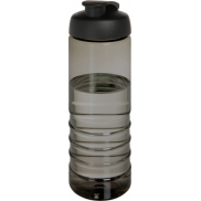 H2O Active® Eco Treble bidon z otwieraną pokrywką o pojemności 750 ml, szary, czarny