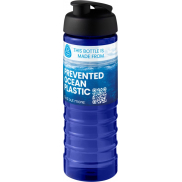 H2O Active® Eco Treble bidon z otwieraną pokrywką o pojemności 750 ml, niebieski, czarny