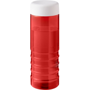 H2O Active® Eco Treble 750 ml screw cap water bottle , czerwony, biały