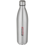 Cove 1 L vacuum insulated stainless steel bottle, szary