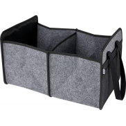 Felta składany filcowy organizer samochodowy z materiałów z recyklingu z certyfikatem GRS, szary