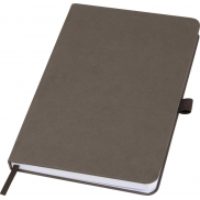 Fabianna notatnik w twardej okładce z papieru gniecionego, brazowy