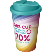 Brite-Americano® Eco szczelny kubek izolowany o pojemności 350 ml, niebieski