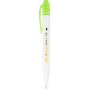 Thalaasa długopis z plastiku pochodzącego z oceanów, zielony, biały