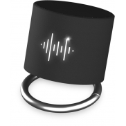 Głośnik z podświetlanym logo SCX.design S26, czarny