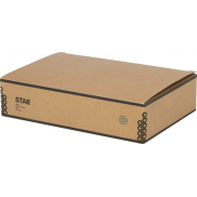 Spike 24-częściowy zestaw narzędzi z tworzyw sztucznych pochodzących z recyklingu z certyfikatem RCS z korkowym etui, piasek pus