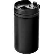 Mojave izolowany kubek o pojemności 250 ml ze stali nierdzewnej pochodzącej z recyklingu z certyfikatem RCS, czarny