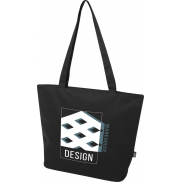 Panama torba na zakupy o pojemności 20 l wykonana z materiałów z recyklingu z certyfikatem GRS, czarny