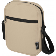 Byron torba na ramię o pojemności 2 l wykonana z materiałów z recyklingu z certyfikatem GRS, piasek pustyni