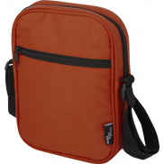 Byron torba na ramię o pojemności 2 l wykonana z materiałów z recyklingu z certyfikatem GRS, pomarańczowy