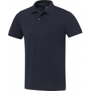 Emerald koszulka polo unisex z recyklingu z krótkim rękawem, xxs, niebieski