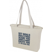 Weekender torba na zakupy z materiału z recyklingu o gramaturze 500 g/m², piasek pustyni