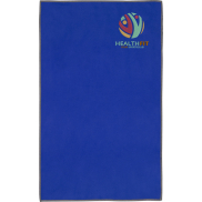 Pieter niezwykle lekki i szybko schnący ręcznik o wymiarach 30x50 cm z certyfikatem GRS, niebieski