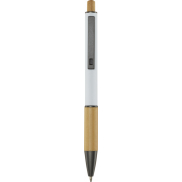 Darius długopis z aluminium z recyklingu, biały