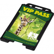 Pierre wizytownik z tworzyw sztucznych pochodzących z recyklingu , czarny