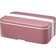 MIYO Renew jednoczęściowy lunchbox, różowy, biały
