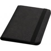 Ross etui na paszport RPET RFID wykonane z materiałów z recyklingu z certyfikatem GRS, szary