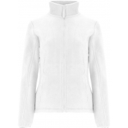 Artic damska kurtka polarowa z zamkiem błyskawicznym na całej długości, xl, biały