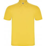 Austral koszulka polo unisex z krótkim rękawem, xl, żółty