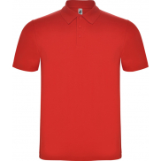 Austral koszulka polo unisex z krótkim rękawem, 3xl, czerwony