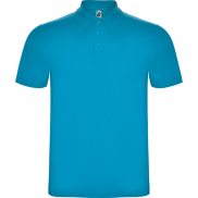 Austral koszulka polo unisex z krótkim rękawem, m, niebieski