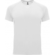 Bahrain sportowa koszulka męska z krótkim rękawem, m, biały