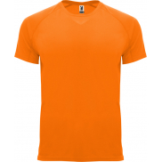 Bahrain sportowa koszulka męska z krótkim rękawem, 2xl, pomarańczowy