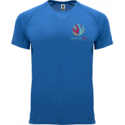 Bahrain sportowa koszulka męska z krótkim rękawem, m, niebieski