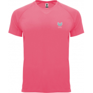 Bahrain sportowa koszulka dziecięca z krótkim rękawem, 8, różowy