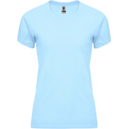 Bahrain sportowa koszulka damska z krótkim rękawem, 2xl, niebieski
