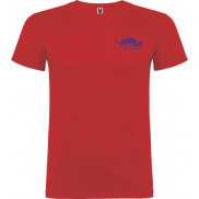 Beagle koszulka męska z krótkim rękawem, 3xl, czerwony