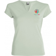 Belice koszulka damska z krótkim rękawem, 2xl, zielony