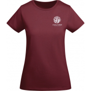 Breda koszulka damska z krótkim rękawem, xl, fioletowy