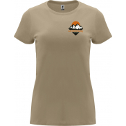 Capri koszulka damska z krótkim rękawem, l, pomarańczowy