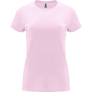 Capri koszulka damska z krótkim rękawem, 3xl, różowy