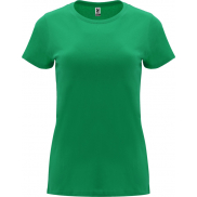 Capri koszulka damska z krótkim rękawem, 2xl, zielony