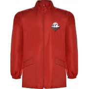 Escocia lekka kurtka przeciwdeszczowa unisex, m, czerwony