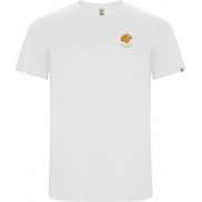 Imola sportowa koszulka dziecięca z krótkim rękawem, 12, biały