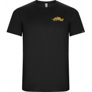 Imola sportowa koszulka dziecięca z krótkim rękawem, 4, czarny