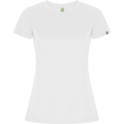 Imola sportowa koszulka damska z krótkim rękawem, 2xl, biały