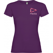 Jamaica koszulka damska z krótkim rękawem, l, fioletowy