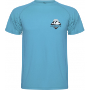 Montecarlo sportowa koszulka męska z krótkim rękawem, 2xl, niebieski